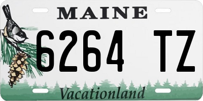 ME license plate 6264TZ