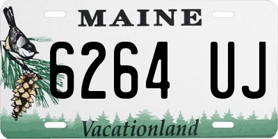 ME license plate 6264UJ