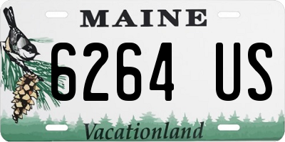 ME license plate 6264US