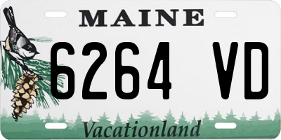 ME license plate 6264VD