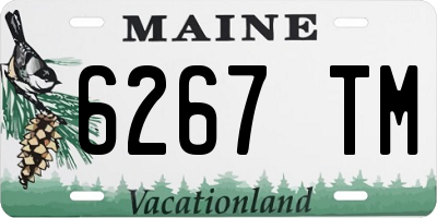 ME license plate 6267TM