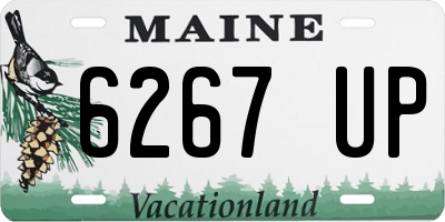 ME license plate 6267UP