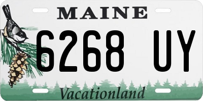 ME license plate 6268UY