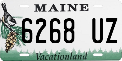 ME license plate 6268UZ