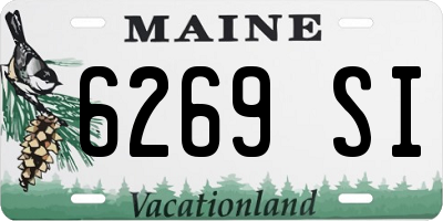 ME license plate 6269SI