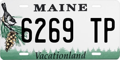 ME license plate 6269TP