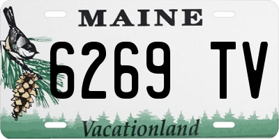 ME license plate 6269TV