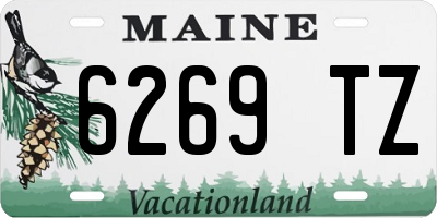 ME license plate 6269TZ