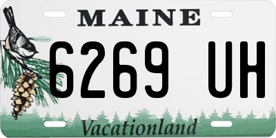 ME license plate 6269UH
