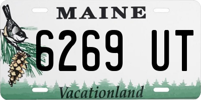 ME license plate 6269UT