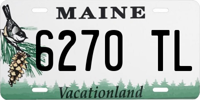 ME license plate 6270TL