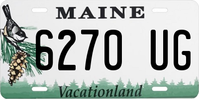 ME license plate 6270UG