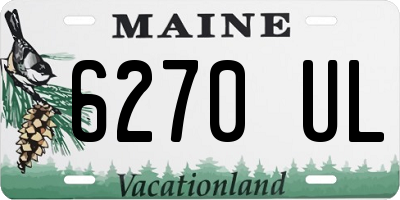 ME license plate 6270UL