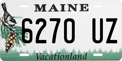 ME license plate 6270UZ