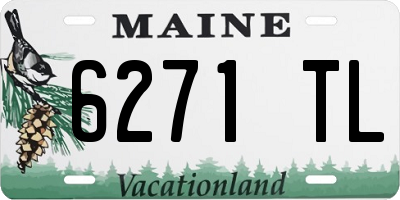 ME license plate 6271TL
