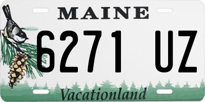 ME license plate 6271UZ