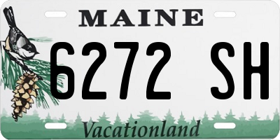 ME license plate 6272SH