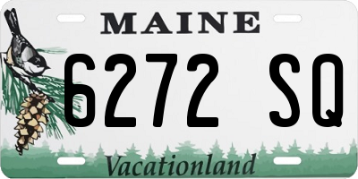ME license plate 6272SQ
