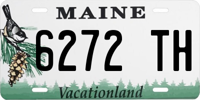ME license plate 6272TH