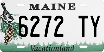 ME license plate 6272TY