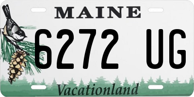 ME license plate 6272UG