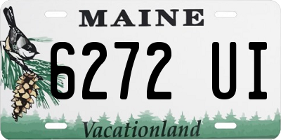 ME license plate 6272UI