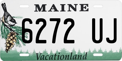ME license plate 6272UJ
