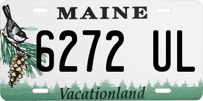 ME license plate 6272UL