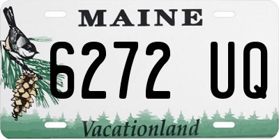 ME license plate 6272UQ