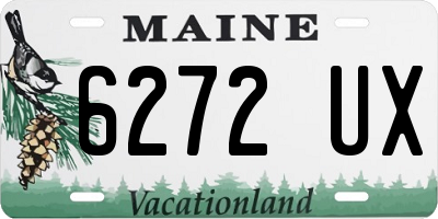 ME license plate 6272UX