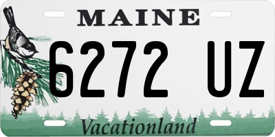 ME license plate 6272UZ