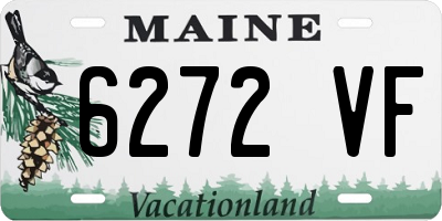 ME license plate 6272VF