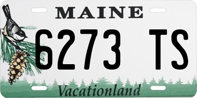 ME license plate 6273TS