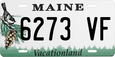 ME license plate 6273VF