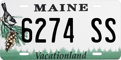 ME license plate 6274SS