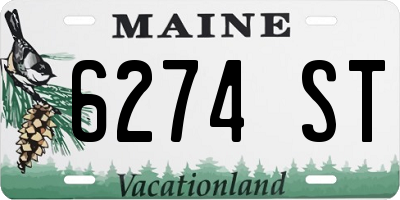 ME license plate 6274ST