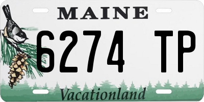ME license plate 6274TP