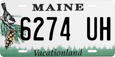 ME license plate 6274UH