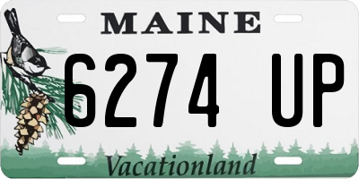 ME license plate 6274UP