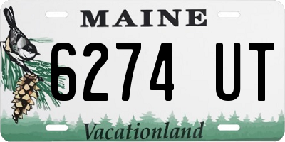 ME license plate 6274UT