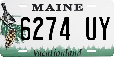 ME license plate 6274UY