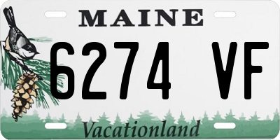 ME license plate 6274VF