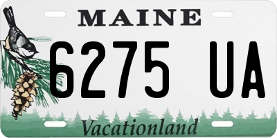 ME license plate 6275UA
