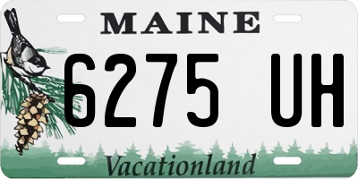 ME license plate 6275UH
