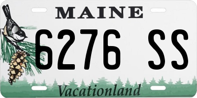 ME license plate 6276SS