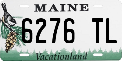 ME license plate 6276TL