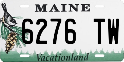 ME license plate 6276TW