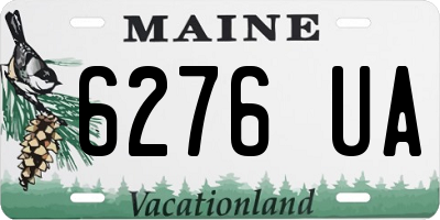 ME license plate 6276UA