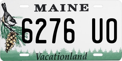 ME license plate 6276UO