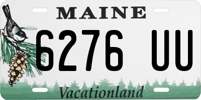 ME license plate 6276UU